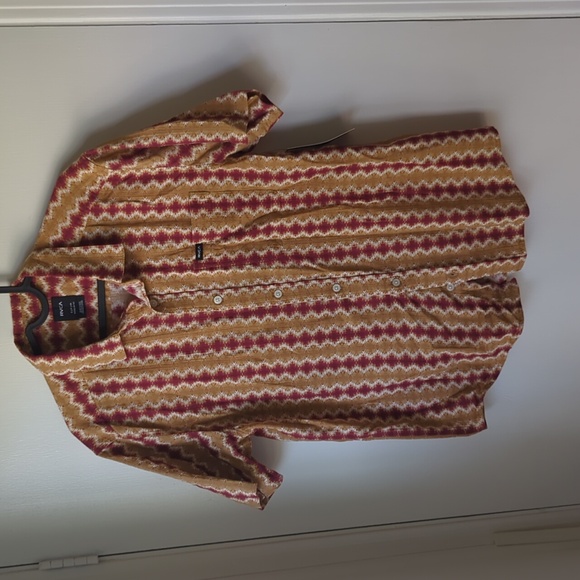 RVCA Short Sleeve Shirt (S) - Picture 5 of 8